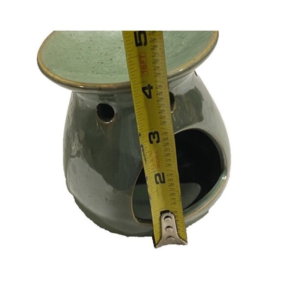 Elegant Expressions by Hosley's Green Ceramic Oil Warmer Diffuser - Picture 5 of 6